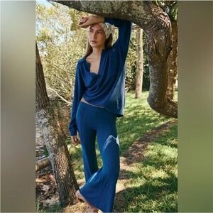 Free People Beach Drea Set in Blue NWOT Size Medium $128